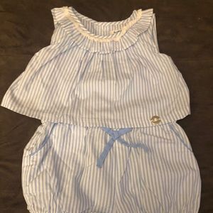 NWT: Mayoral Striped Short Romper: 3-6 Months